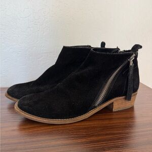 Black Suede Ankle Boots